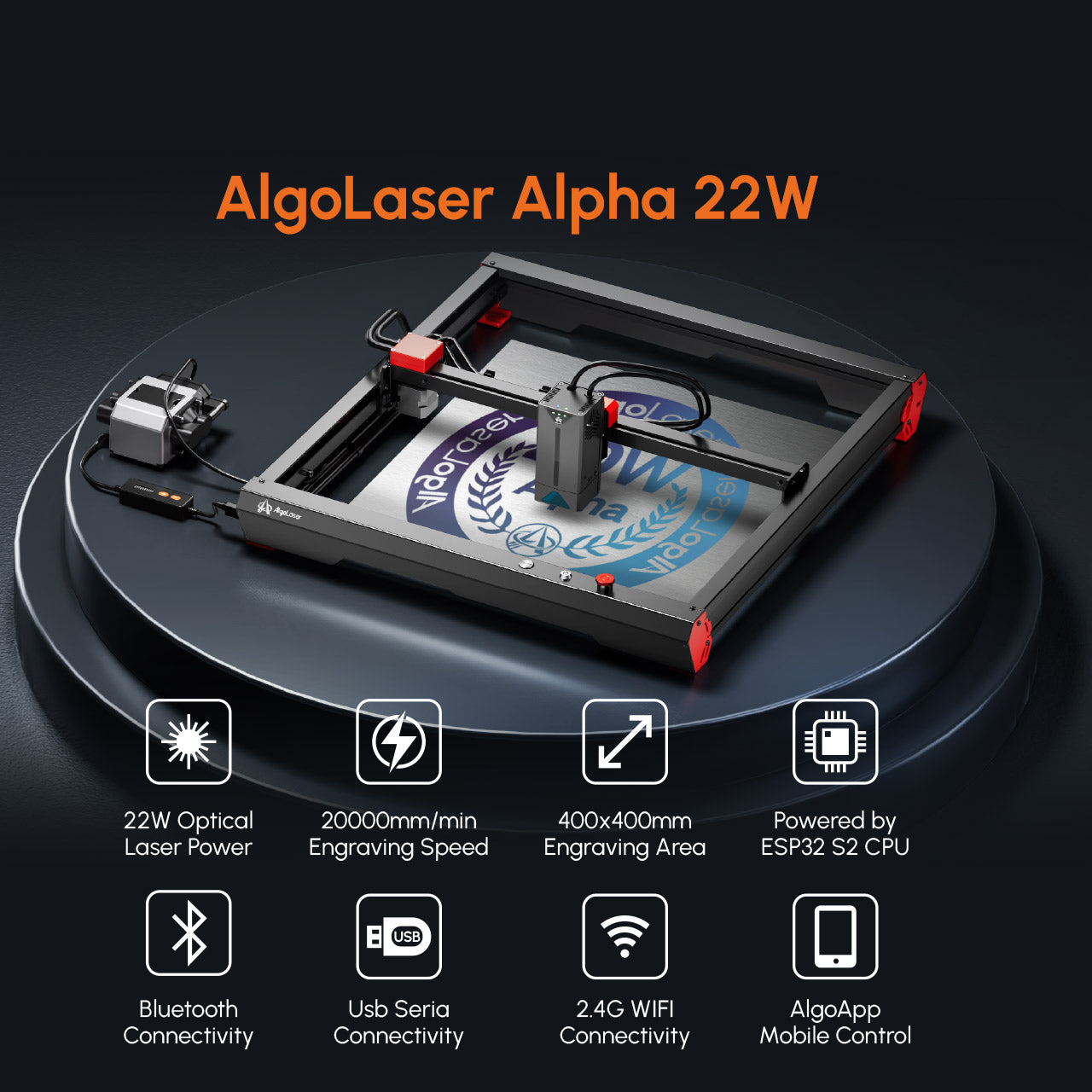 AlgoLaser Alpha 22w